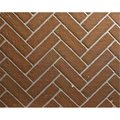 Mobiliario Herringbone Brick Panel Liner for Fireplace MO2201761